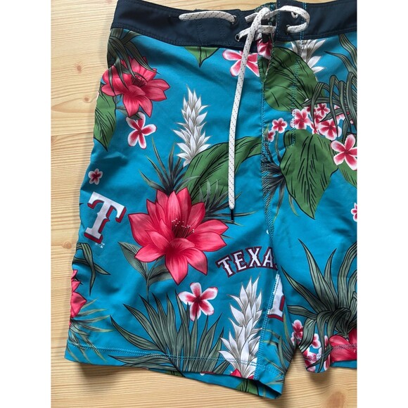 Hurley Texas Rangers MLB Baseball Phantom Board Shorts Men’s 32 Swim Trunks - Picture 3 of 11